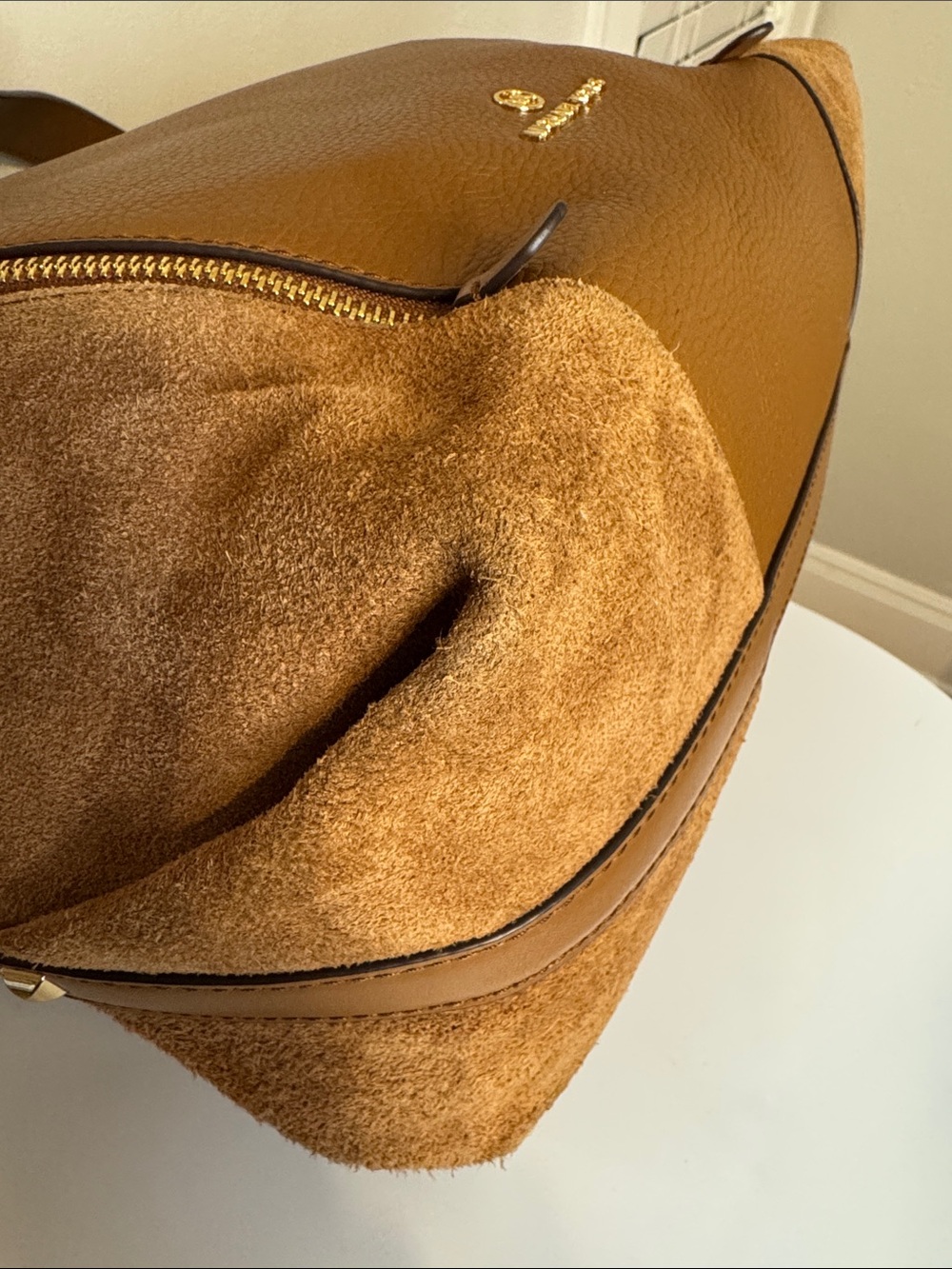 Michael Kors Brooklyn Large Pebbled Leather Shoulder Bag - Picture 3 of 10